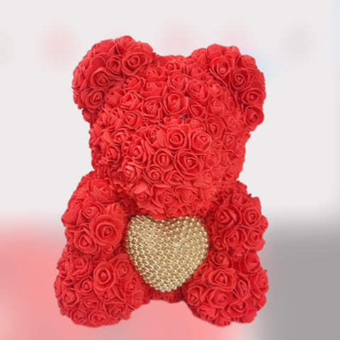 Teddy Bear with heart - Red